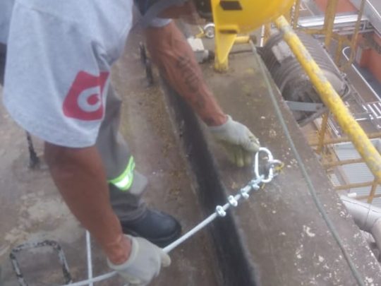 Montagem de Pontos de Ancoragem